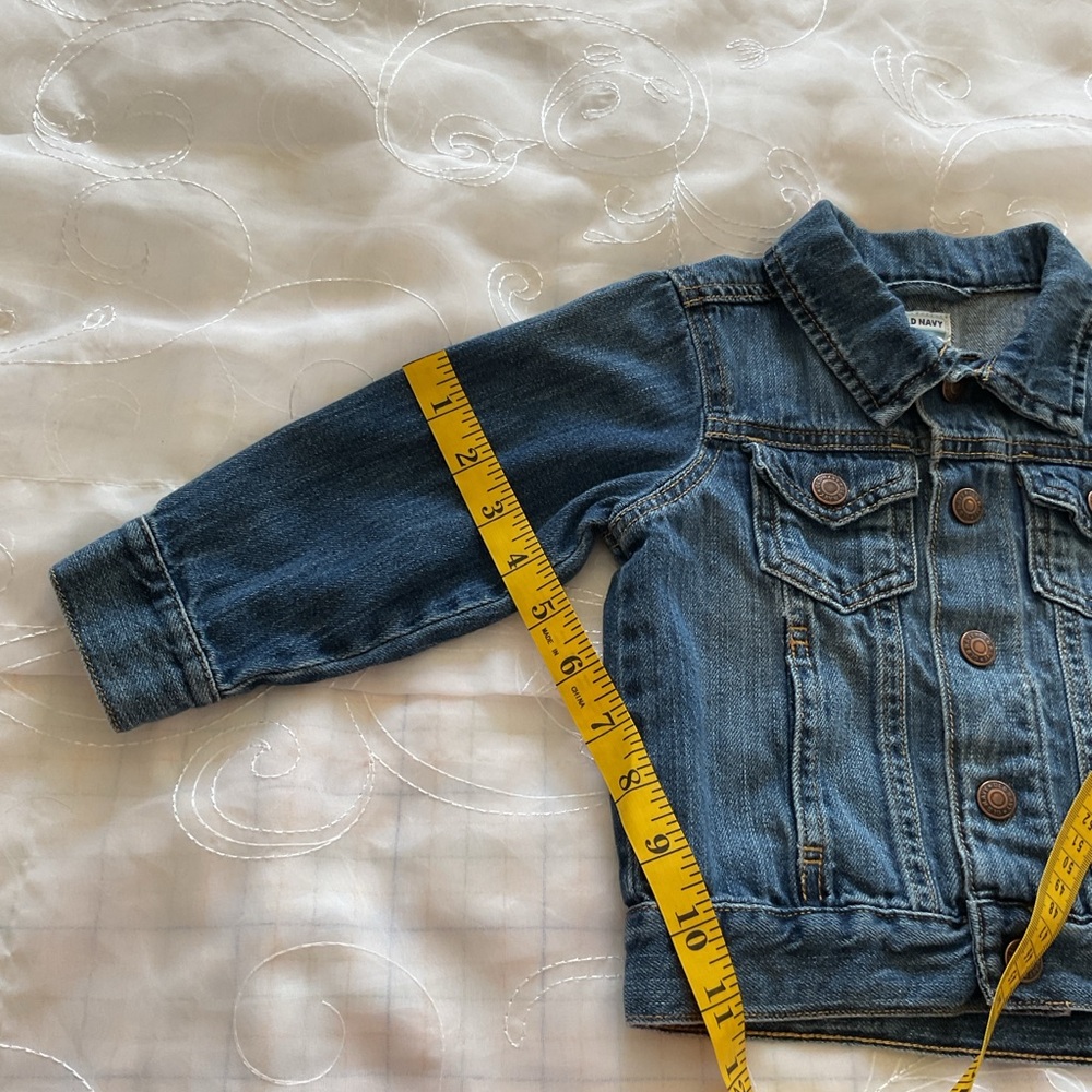 Old Navy Toddler Blue Size 18/24 Month Jean Style Jacket - Picture 9 of 13
